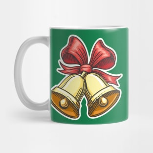 Paper Cut Jingle Bells Emblem Mug